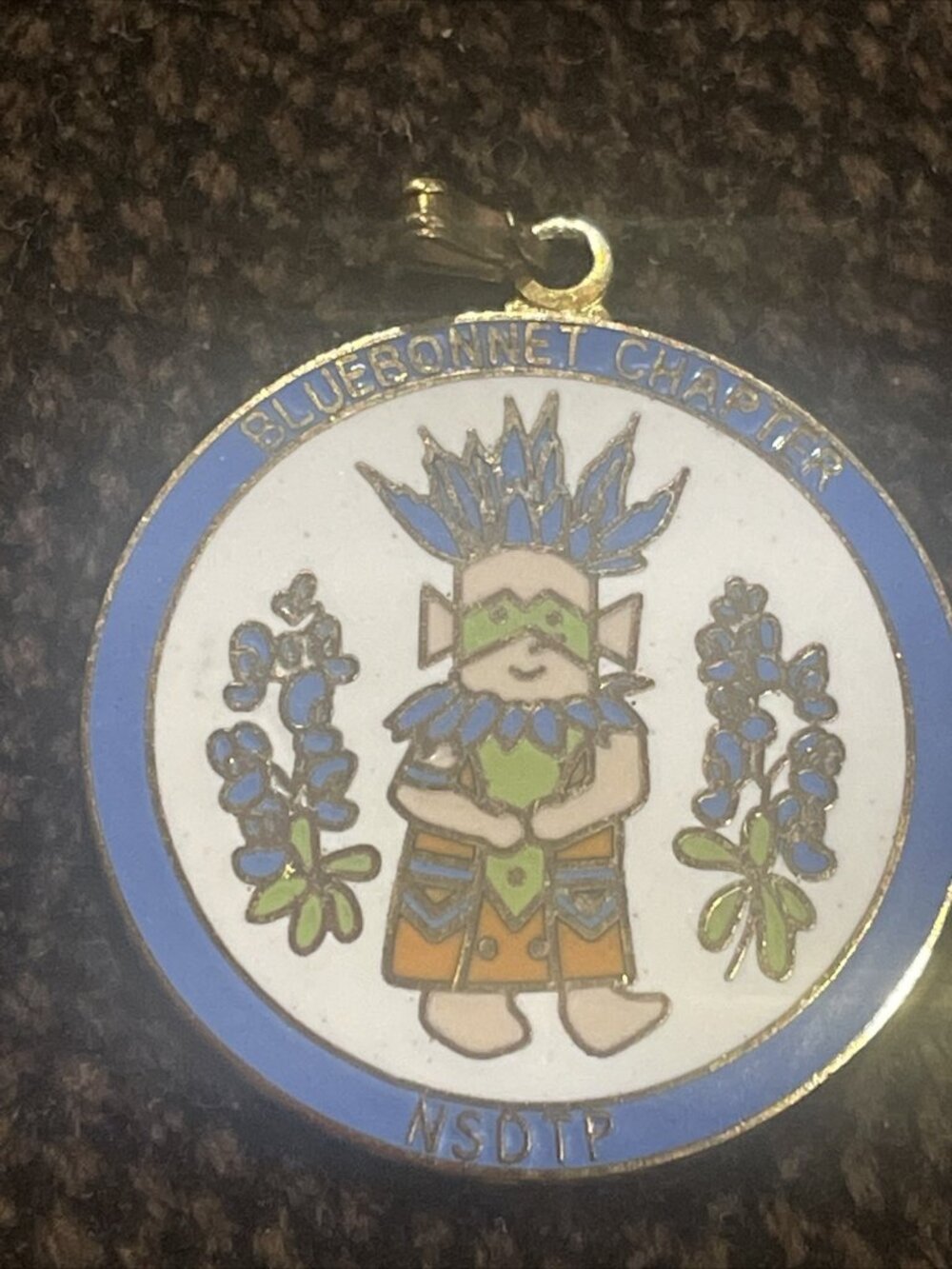 Blue Bonnet Chapter NSTDP National Society of Tole and Decorative Painters Charm